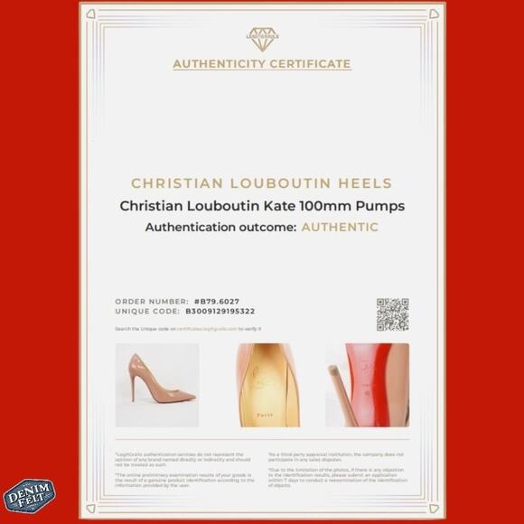 Christian Louboutin Blush Kate
100 mm Pumps Patent Calf Leather Heels | NEW!!! - Picture 16 of 16